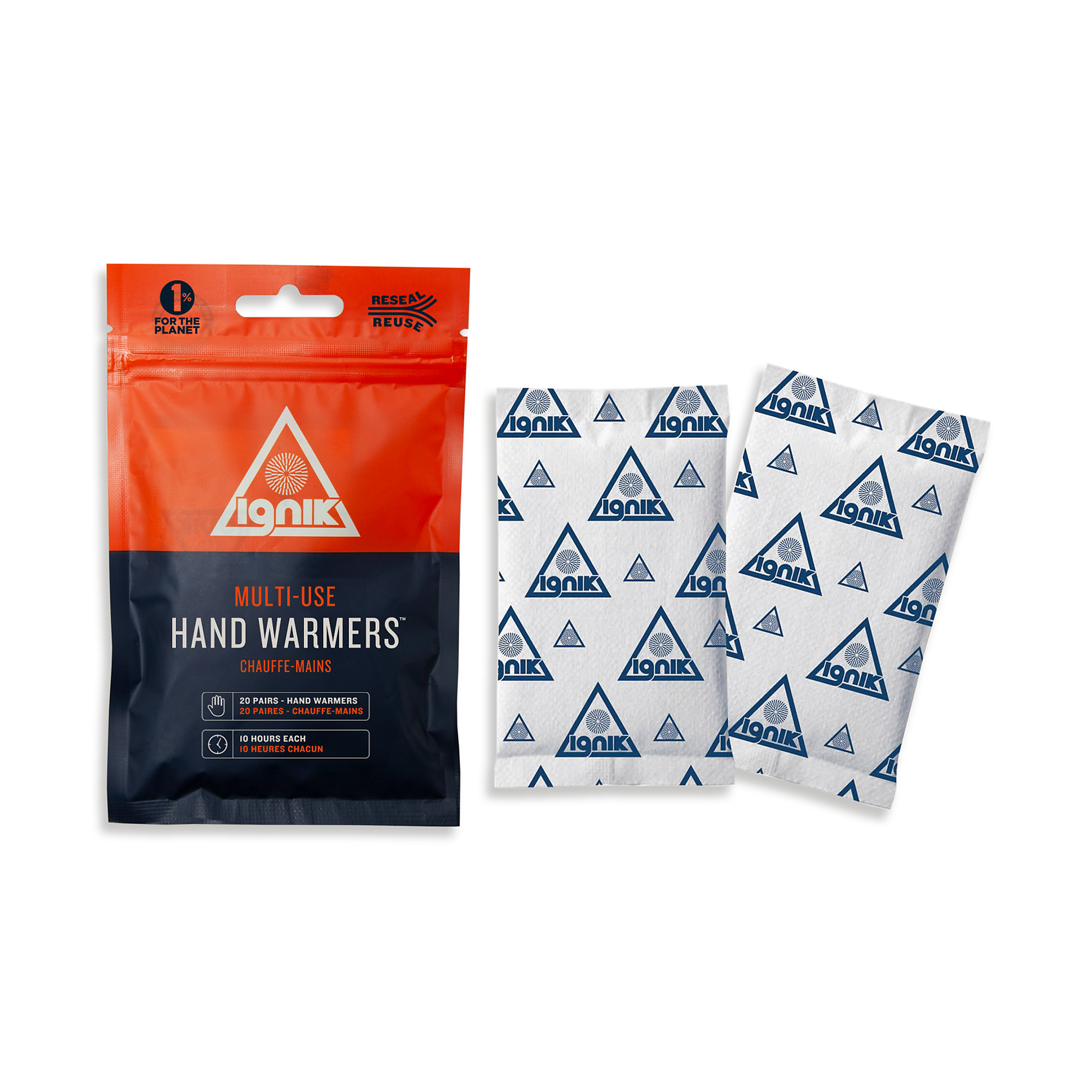 Ignik Outdoors, Multi-Use Hand Warmers (20 Pair Multi-pack), Model# IGAIR-00122PR-20